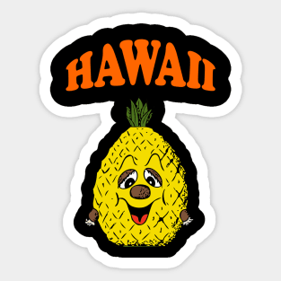 Funny Hawiian Pineapple Sticker